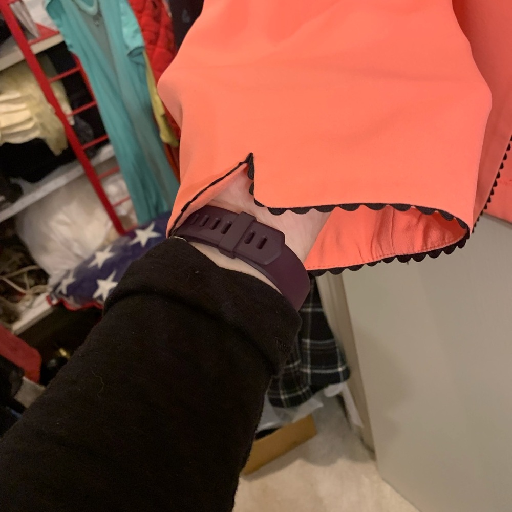 R&K Coral Blazer with Black Trim - Picture 2 of 3